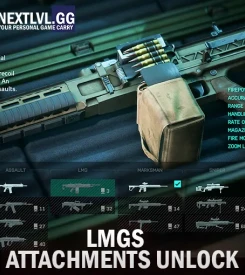 Buy Any LMGs Attachments Unlock